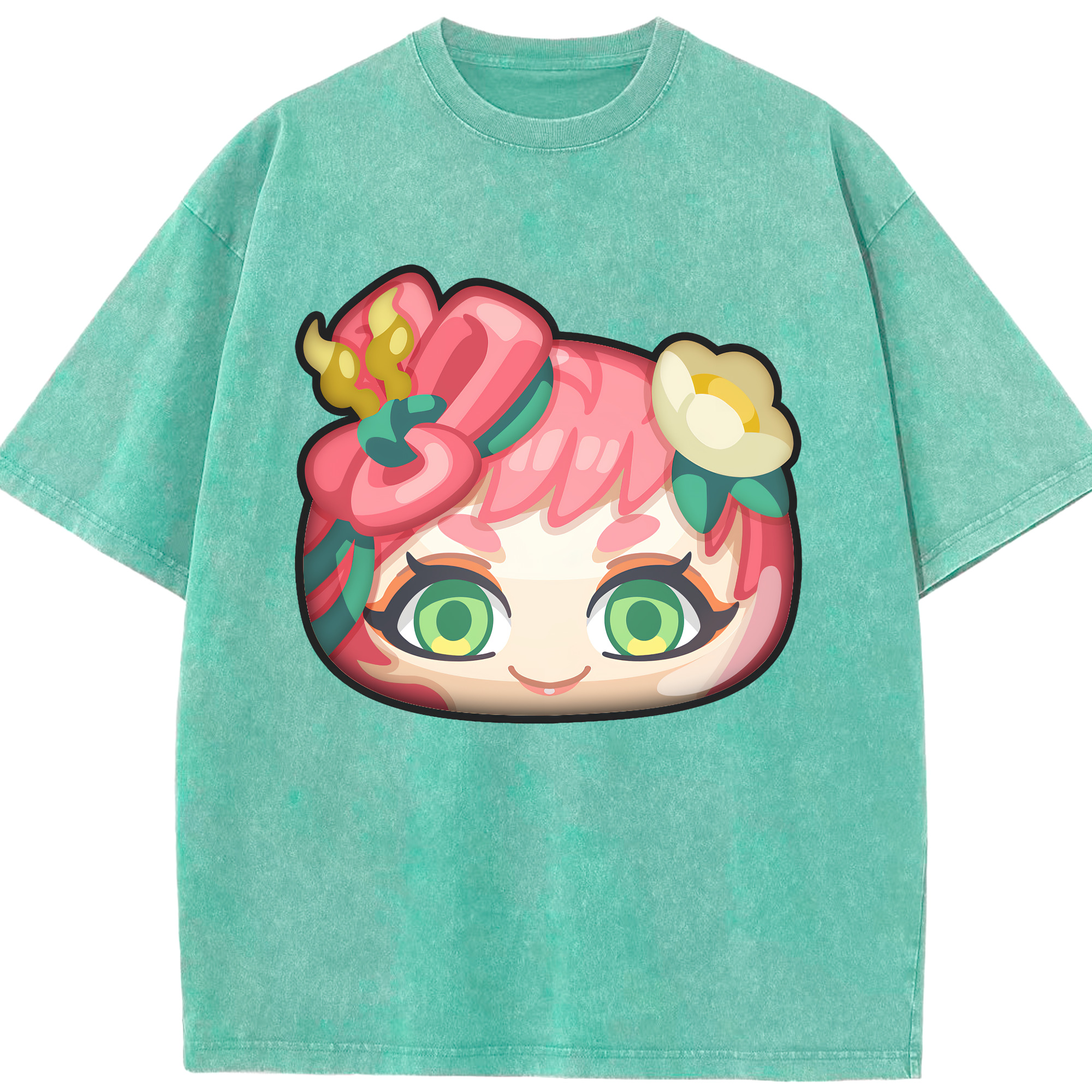 （画像用） 妖怪ウォッチ Yo-kai Watch 綿100% ヴィンテージ風 半袖Tシャツ（フロントプリント）